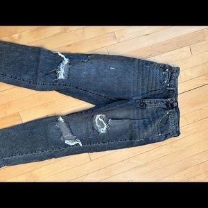 BDG black baggy ripped jeans